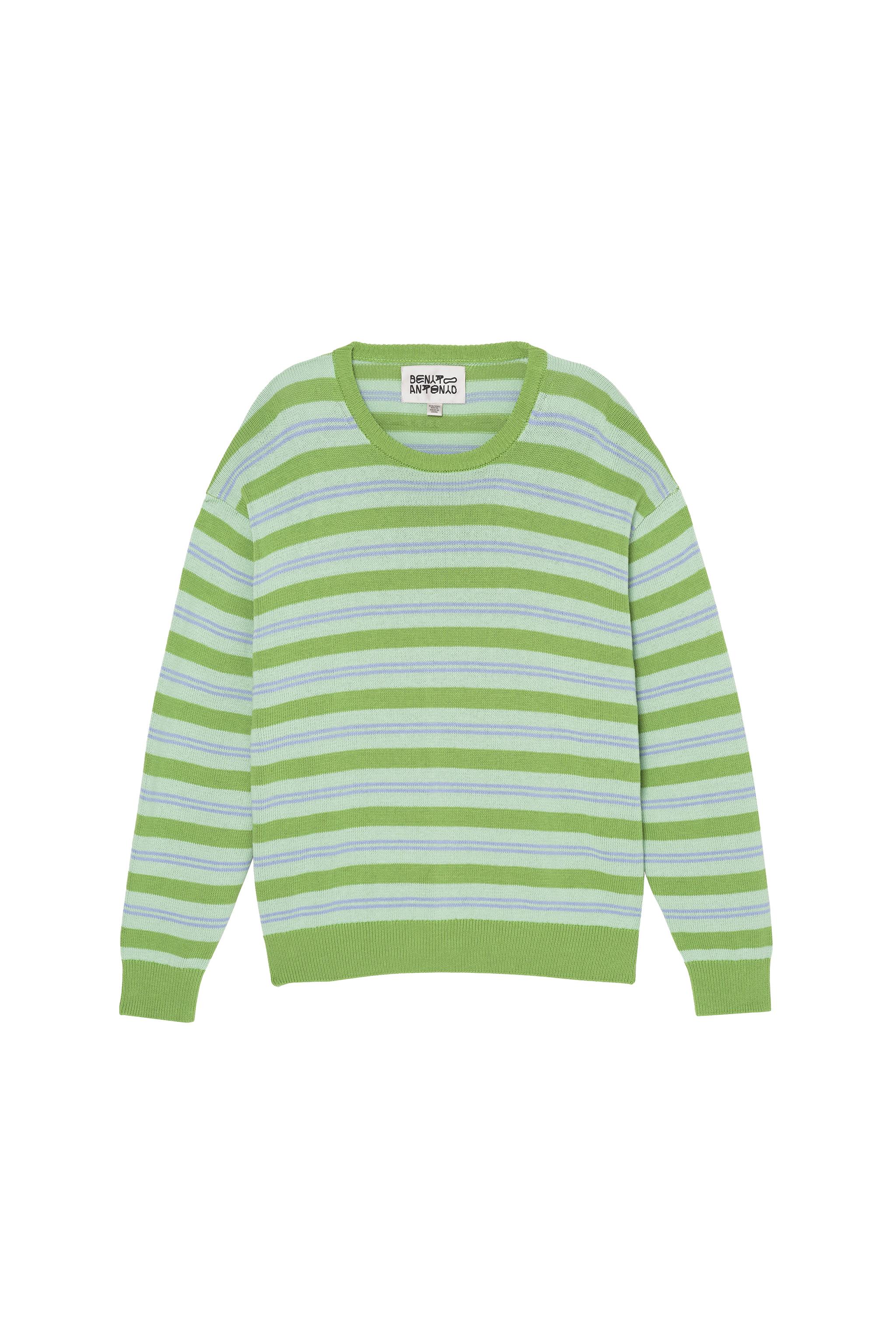 COTTON - LINEN STRIPED JUMPER
